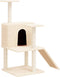 vidaXL - Kattenmeubel - met - sisal - krabpalen - 109 - cm - crèmekleurig
