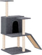 vidaXL - Kattenmeubel - met - sisal - krabpalen - 109 - cm - donkergrijs