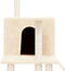 vidaXL - Kattenmeubel - met - sisal - krabpalen - 109 - cm - crèmekleurig