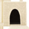 vidaXL - Kattenmeubel - met - sisal - krabpalen - 110,5 - cm - crèmekleurig