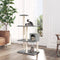 vidaXL - Kattenmeubel - met - sisal - krabpalen - 119 - cm - lichtgrijs