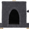 vidaXL - Kattenmeubel - met - sisal - krabpalen - 122 - cm - crèmekleurig