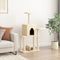 vidaXL - Kattenmeubel - met - sisal - krabpalen - 122 - cm - crèmekleurig