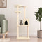 vidaXL - Kattenmeubel - met - sisal - krabpalen - 123 - cm - crèmekleurig