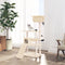 vidaXL - Kattenmeubel - met - sisal - krabpalen - 131 - cm - crèmekleurig