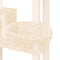 vidaXL - Kattenmeubel - met - sisal - krabpalen - 131 - cm - crèmekleurig