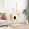 vidaXL - Kattenmeubel - met - sisal - krabpalen - 145 - cm - crèmekleurig