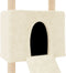 vidaXL - Kattenmeubel - met - sisal - krabpalen - 153 - cm - crèmekleurig