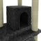 vidaXL - Kattenmeubel - met - sisal - krabpalen - 155 - cm - donkergrijs