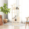 vidaXL - Kattenmeubel - met - sisal - krabpalen - 162 - cm - lichtgrijs