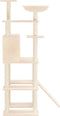 vidaXL - Kattenmeubel - met - sisal - krabpalen - 166 - cm - donkergrijs
