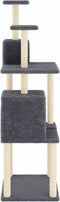 vidaXL - Kattenmeubel - met - sisal - krabpalen - 167 - cm - donkergrijs