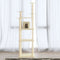 vidaXL - Kattenmeubel - met - sisal - krabpalen - 171 - cm - lichtgrijs