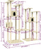 vidaXL - Kattenmeubel - met - sisal - krabpalen - 174 - cm - donkergrijs