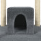 vidaXL - Kattenmeubel - met - sisal - krabpalen - 174 - cm - donkergrijs