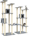 vidaXL - Kattenmeubel - met - sisal - krabpalen - 174 - cm - lichtgrijs
