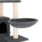 vidaXL - Kattenmeubel - met - sisal - krabpalen - 175 - cm - donkergrijs