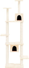 vidaXL - Kattenmeubel - met - sisal - krabpalen - 176 - cm - crèmekleurig