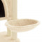 vidaXL - Kattenmeubel - met - sisal - krabpalen - 180 - cm - crèmekleurig