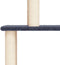 vidaXL - Kattenmeubel - met - sisal - krabpalen - 183 - cm - donkergrijs
