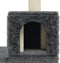 vidaXL - Kattenmeubel - met - sisal - krabpalen - 188 - cm - donkergrijs