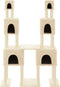 vidaXL - Kattenmeubel - met - sisal - krabpalen - 199 - cm - crèmekleurig