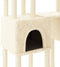 vidaXL - Kattenmeubel - met - sisal - krabpalen - 199 - cm - crèmekleurig