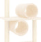 vidaXL - Kattenmeubel - met - sisal - krabpalen - 279 - cm - lichtgrijs