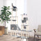 vidaXL - Kattenmeubel - met - sisal - krabpalen - 279 - cm - lichtgrijs