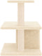 vidaXL - Kattenmeubel - met - sisal - krabpalen - 48 - cm - crèmekleurig