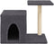 vidaXL - Kattenmeubel - met - sisal - krabpalen - 50,5 - cm - crèmekleurig