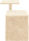 vidaXL - Kattenmeubel - met - sisal - krabpalen - 50,5 - cm - crèmekleurig