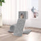 vidaXL - Kattenmeubel - met - sisal - krabpalen - 59 - cm - lichtgrijs