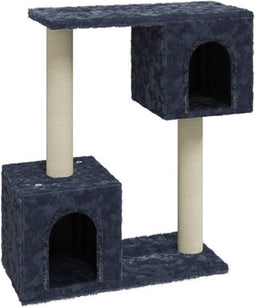 vidaXL - Kattenmeubel - met - sisal - krabpalen - 60 - cm - donkergrijs