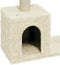 vidaXL - Kattenmeubel - met - sisal - krabpalen - 60 - cm - donkergrijs