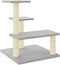 vidaXL - Kattenmeubel - met - sisal - krabpalen - 61 - cm - lichtgrijs