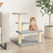 vidaXL - Kattenmeubel - met - sisal - krabpalen - 61 - cm - lichtgrijs