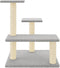 vidaXL - Kattenmeubel - met - sisal - krabpalen - 61 - cm - lichtgrijs
