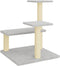 vidaXL - Kattenmeubel - met - sisal - krabpalen - 61 - cm - lichtgrijs