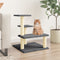 vidaXL - Kattenmeubel - met - sisal - krabpalen - 61 - cm - donkergrijs