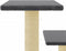 vidaXL - Kattenmeubel - met - sisal - krabpalen - 61 - cm - donkergrijs