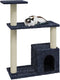 vidaXL - Kattenmeubel - met - sisal - krabpalen - 70 - cm - donkergrijs