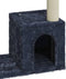 vidaXL - Kattenmeubel - met - sisal - krabpalen - 70 - cm - donkergrijs