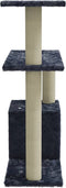 vidaXL - Kattenmeubel - met - sisal - krabpalen - 70 - cm - donkergrijs