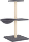 vidaXL - Kattenmeubel - met - sisal - krabpalen - 72 - cm - donkergrijs