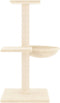 vidaXL - Kattenmeubel - met - sisal - krabpalen - 72 - cm - crèmekleurig