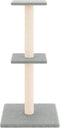 vidaXL - Kattenmeubel - met - sisal - krabpalen - 73 - cm - lichtgrijs