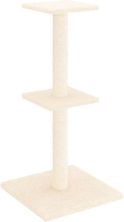 vidaXL - Kattenmeubel - met - sisal - krabpalen - 73 - cm - crèmekleurig