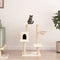 vidaXL - Kattenmeubel - met - sisal - krabpalen - 82,5 - cm - crèmekleurig