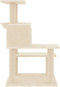 vidaXL - Kattenmeubel - met - sisal - krabpalen - 82,5 - cm - crèmekleurig